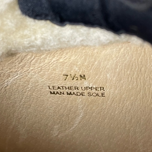 Preloved MICHAEL Michael Kors y2k leather sherpa trim wedge boots size 7.5 - Picture 14 of 17